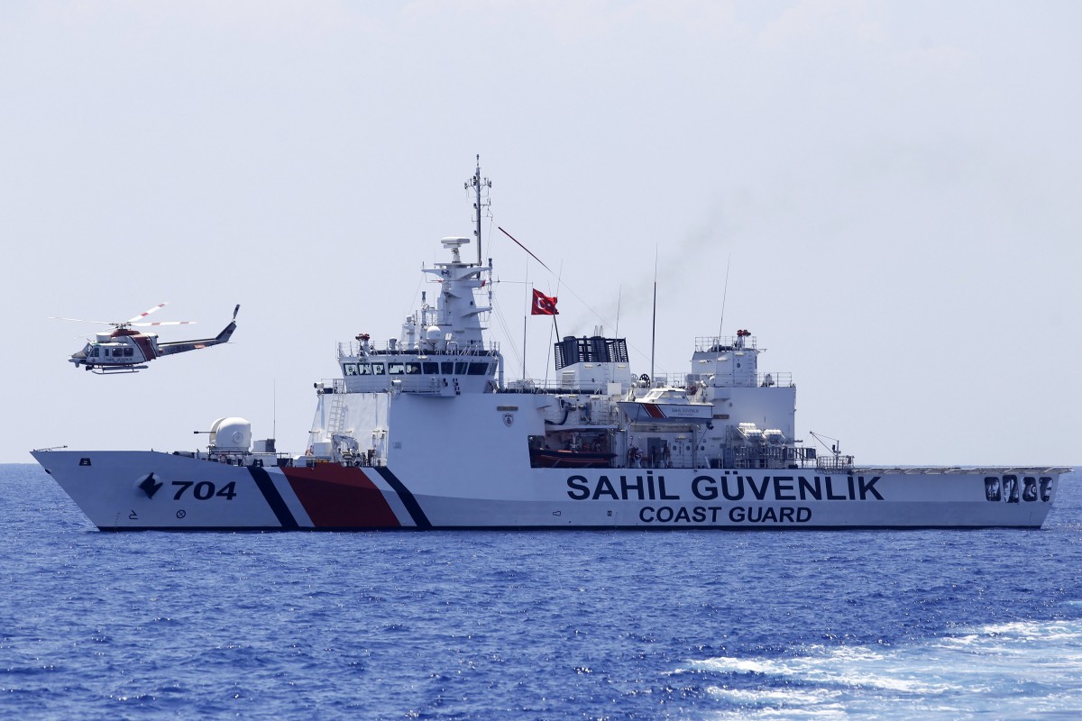 Coast Guard ship.